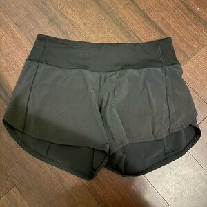Lululemon Women’s Run Speed Up High Rise Lined Shorts (6T)